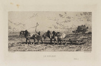 KG 14260
<br/>
Het bewerken van de akker
<br/>
<em>Jacques, Charles (1813 - 1894)</em>